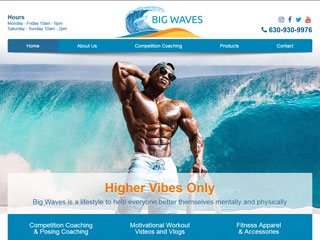 Fitness Website Design