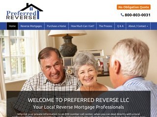 Reverse Mortgage Website Design